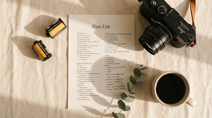 The shoot-day planner